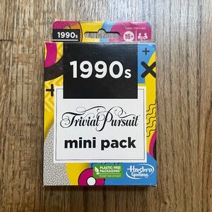 Hasbro Trivial Pursuit Mini Pack 1990s Card Game